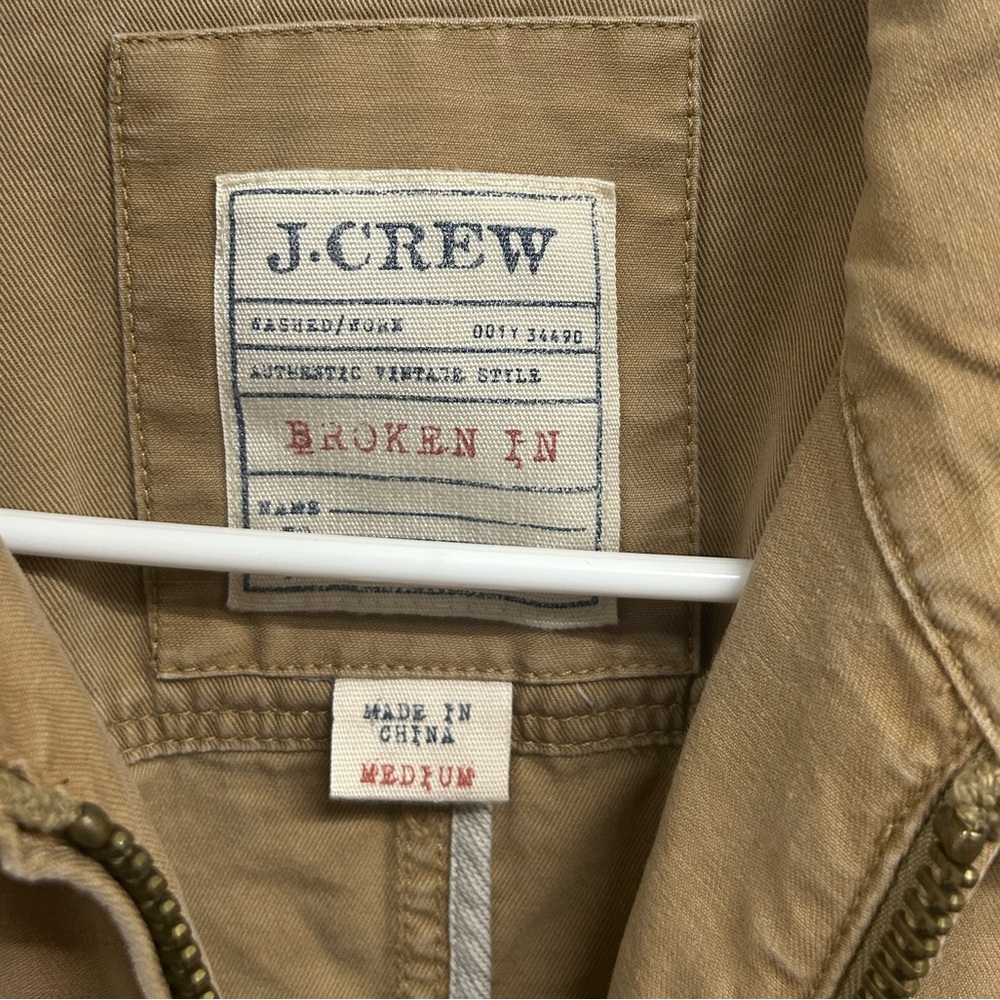 J.Crew “Broken In” Utility Jacket. Size M - Picture 4 of 5